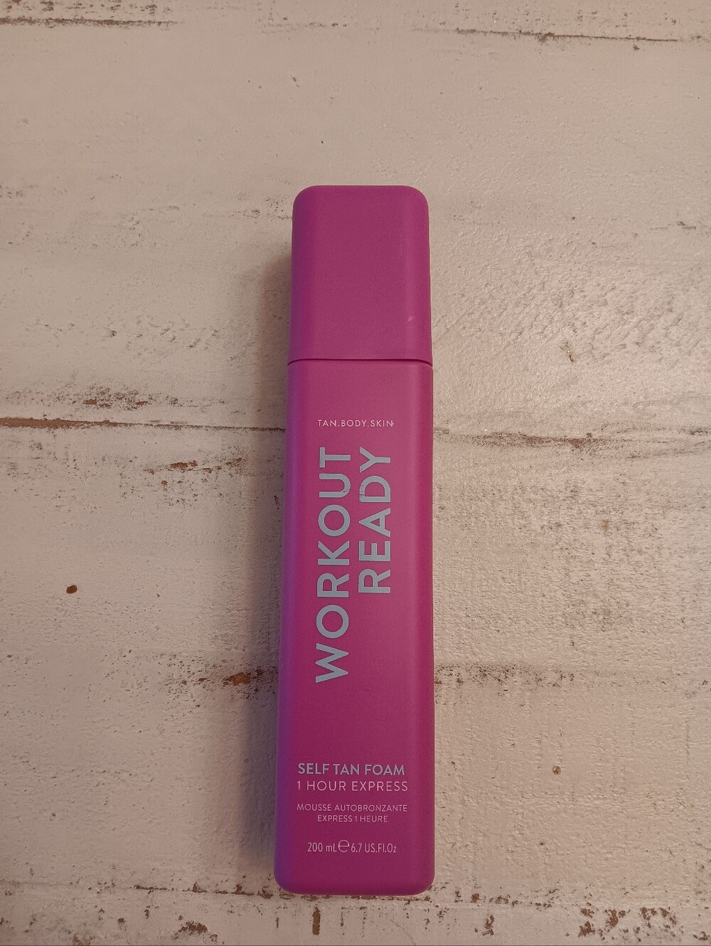 Mine Workout Ready Self Tan Foam - Pink Bottle Express Tan NWOT